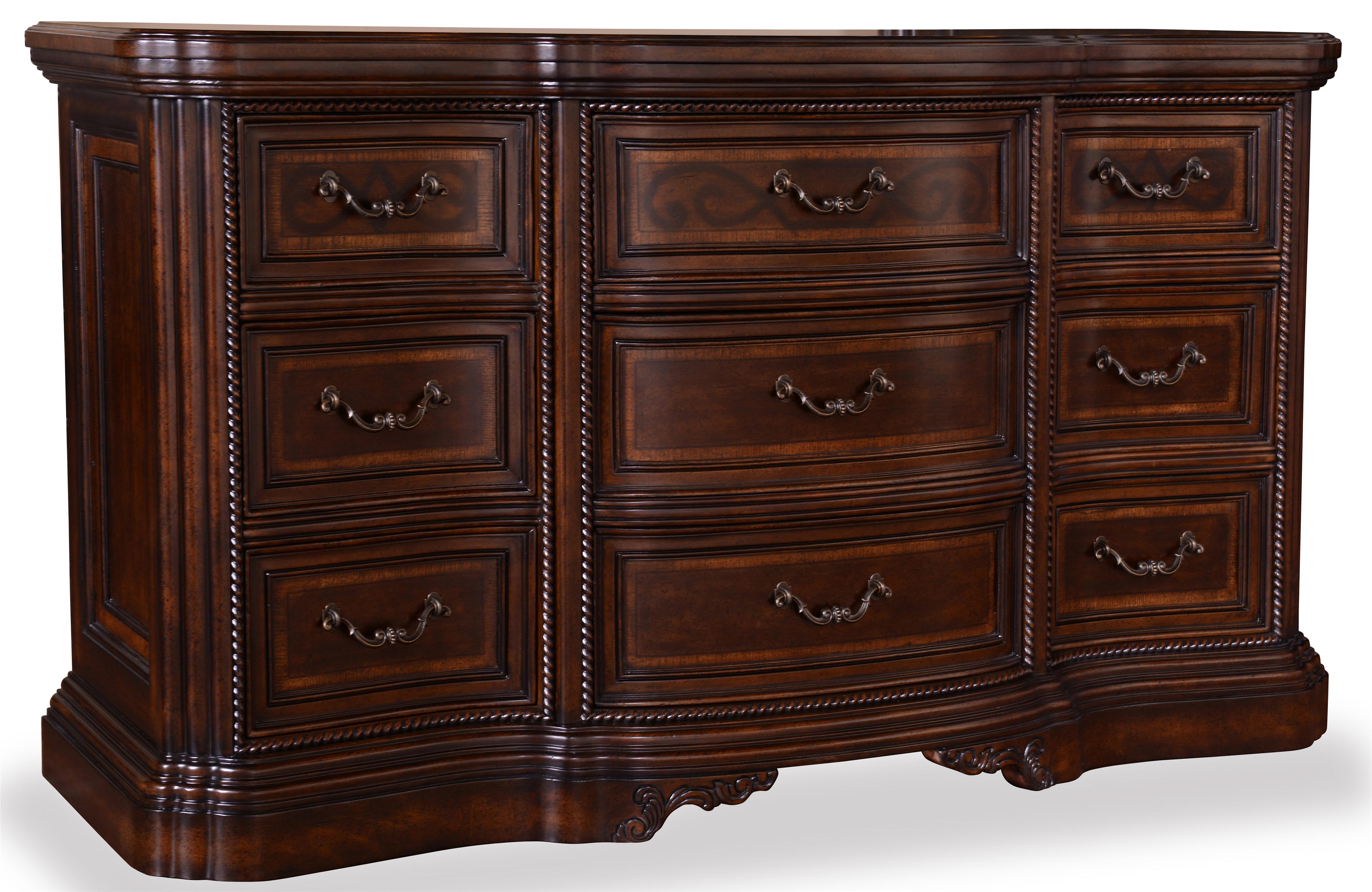 A.R.T. Furniture Inc Valencia Nine Drawer Traditional Dresser Howell